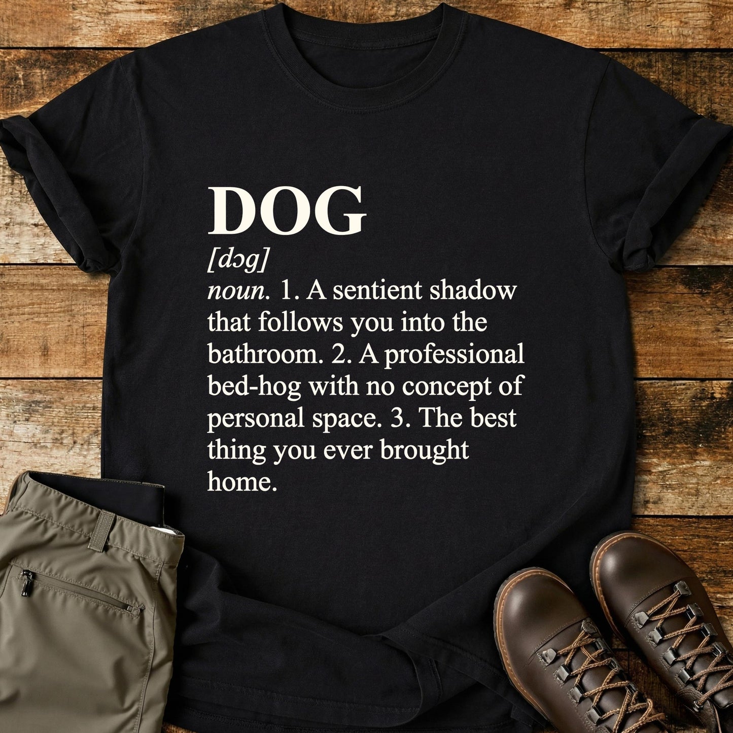 Dog Definition Long White T-Shirt