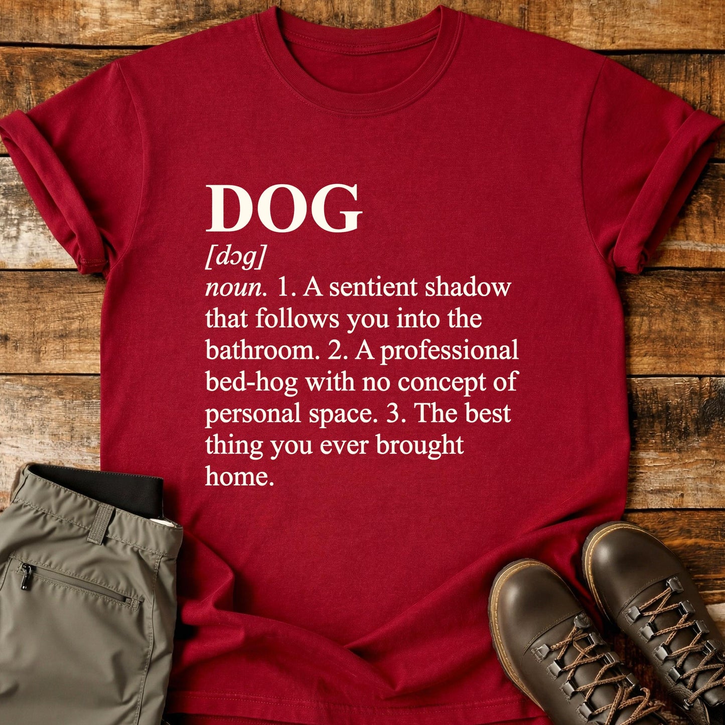 Dog Definition Long White T-Shirt