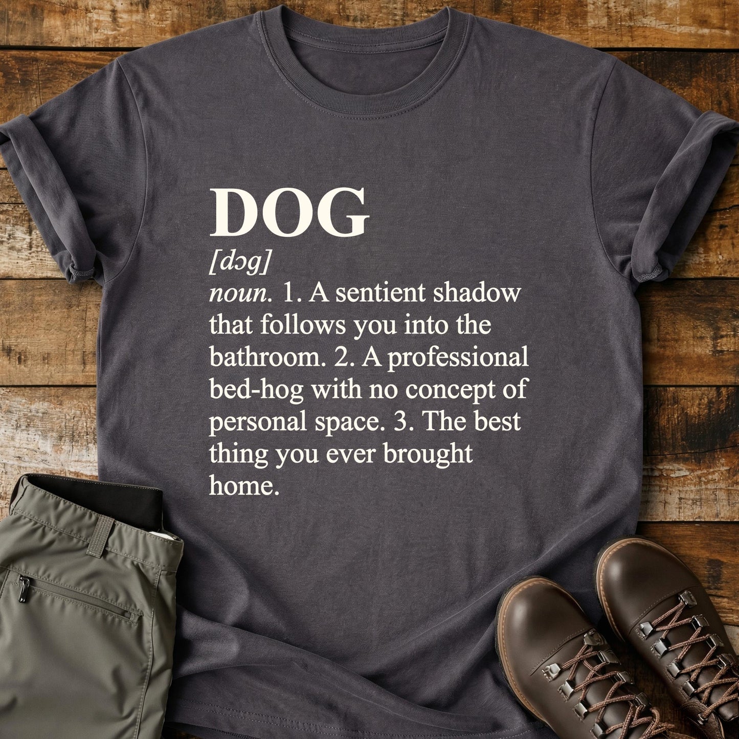 Dog Definition Long White T-Shirt