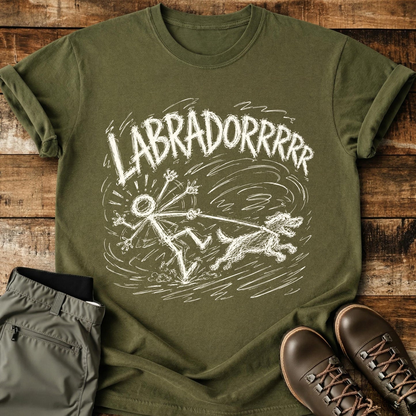 Labrador Mad Sketch T-Shirt