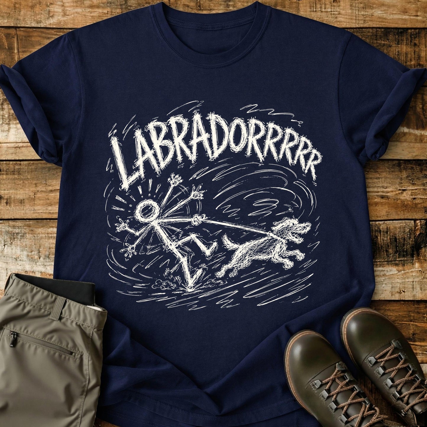 Labrador Mad Sketch T-Shirt