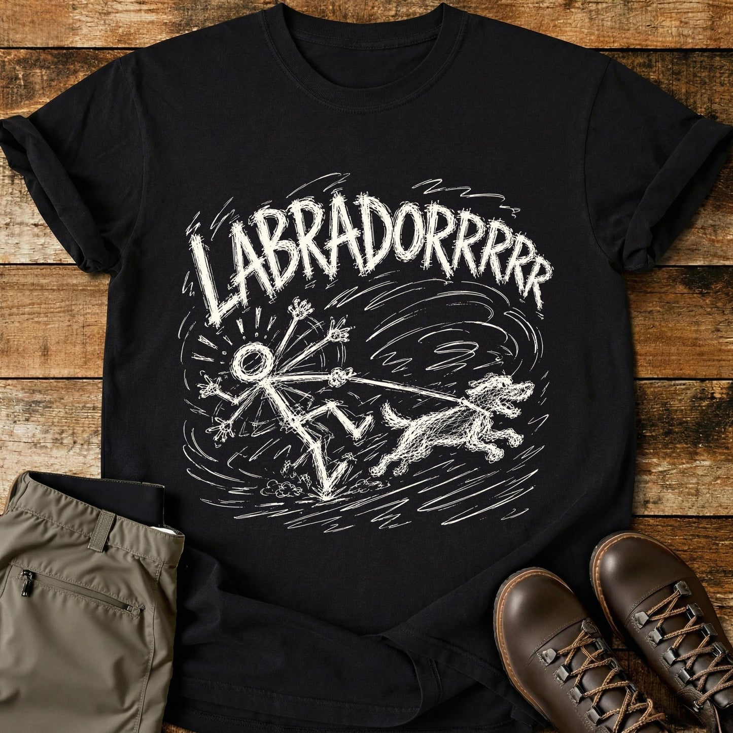 Labrador Mad Sketch T-Shirt