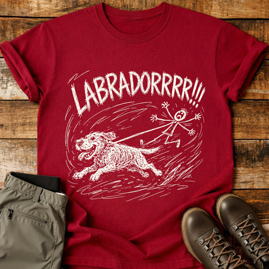 Labrador Pull Mad Sketch T-Shirt