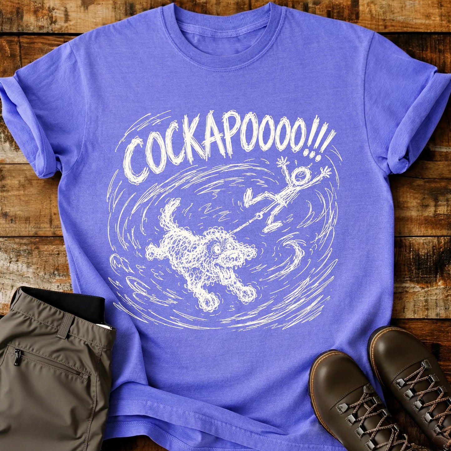 Cockapoo Mad Sketch T-Shirt