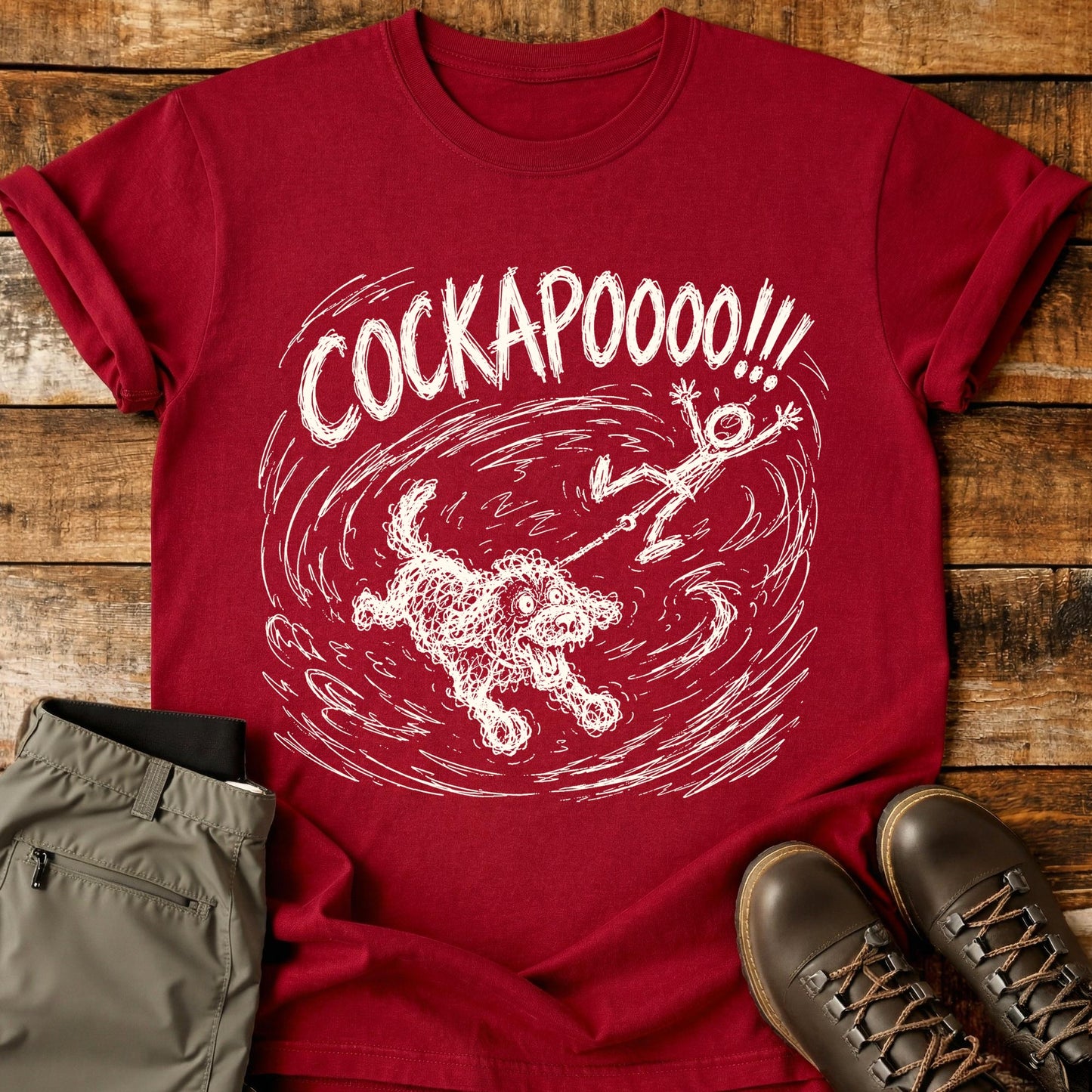Cockapoo Mad Sketch T-Shirt