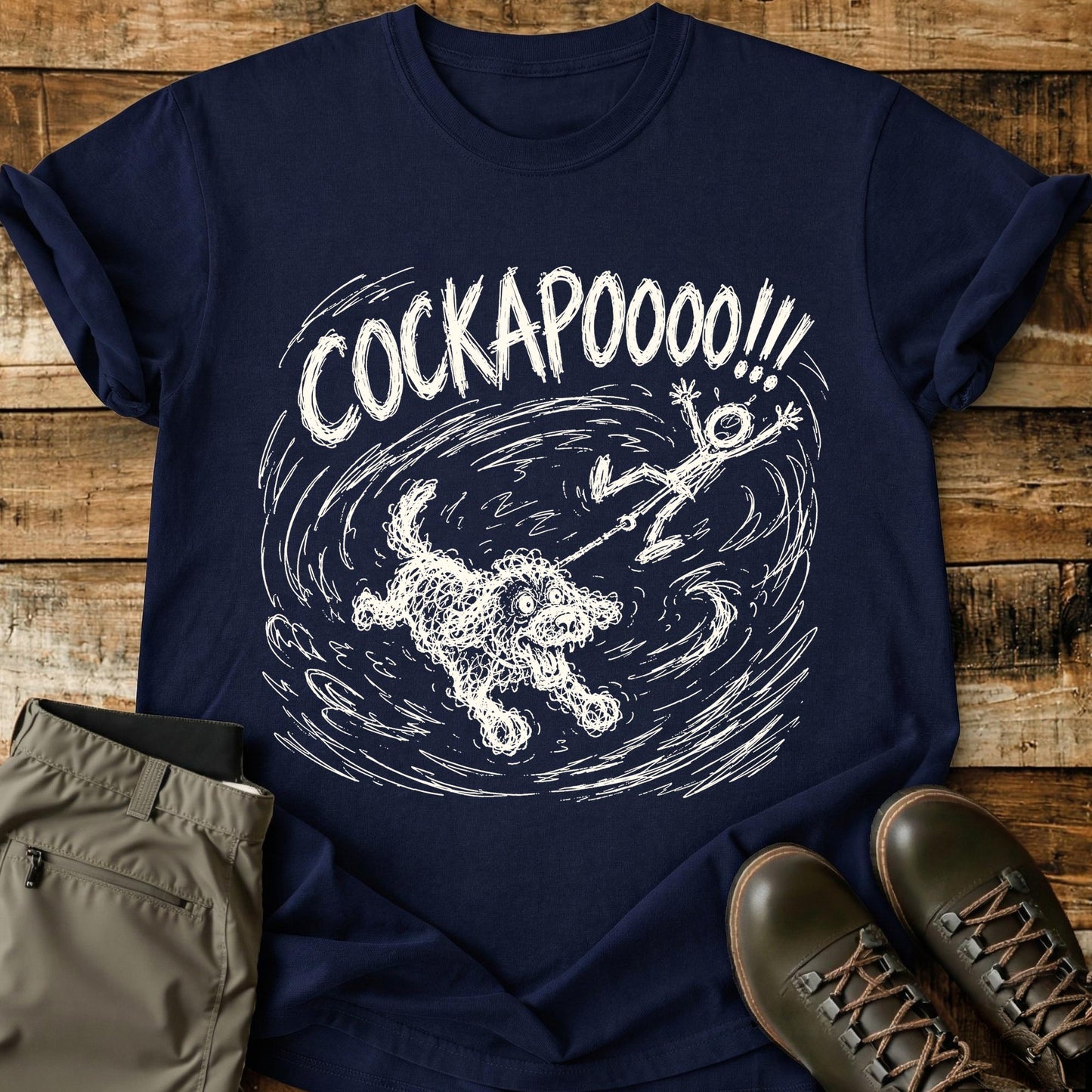 Cockapoo Mad Sketch T-Shirt