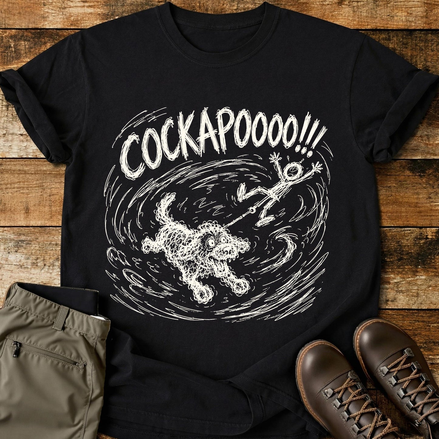 Cockapoo Mad Sketch T-Shirt