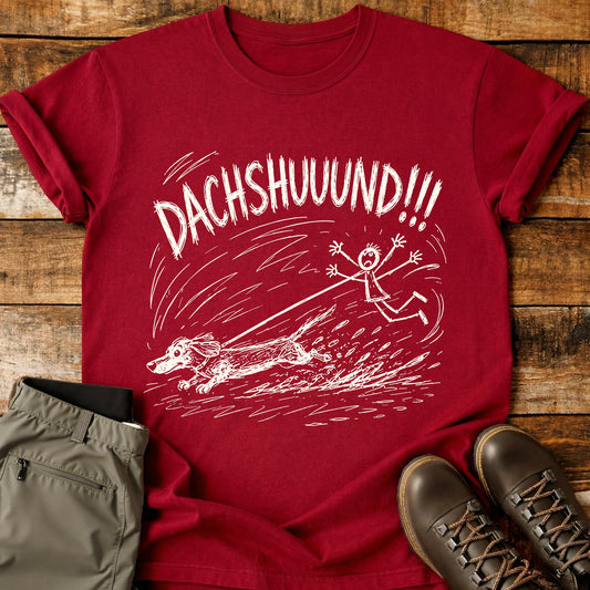 Dachshund Mad Sketch T-Shirt