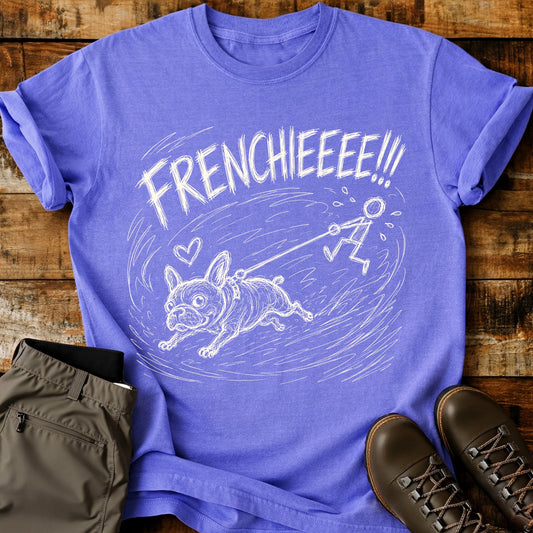 Frenchie Love Mad Sketch T-Shirt