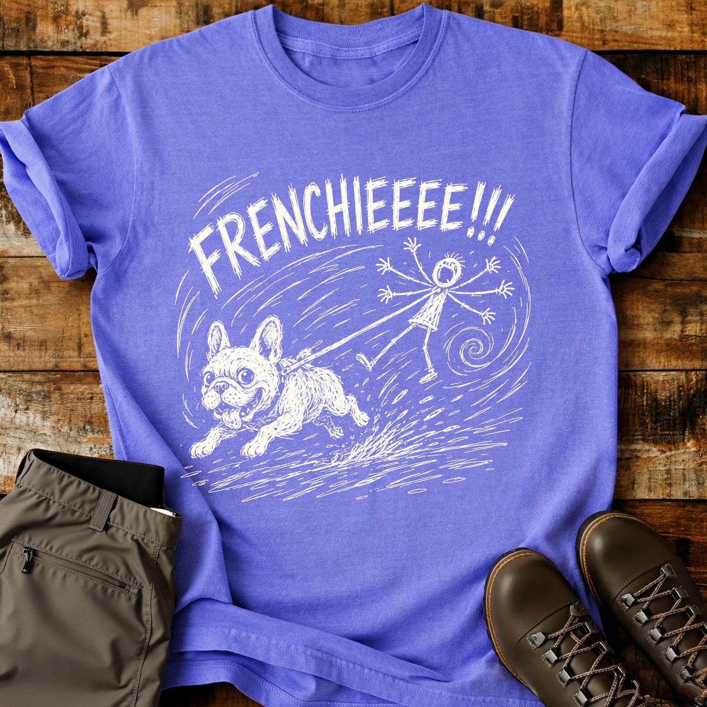 Frenchie Pull Mad Sketch T-Shirt