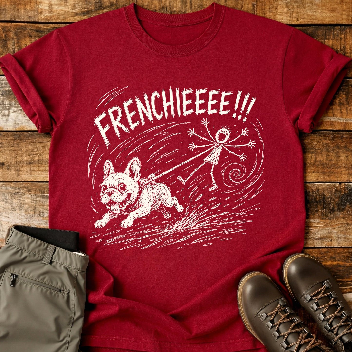 Frenchie Pull Mad Sketch T-Shirt