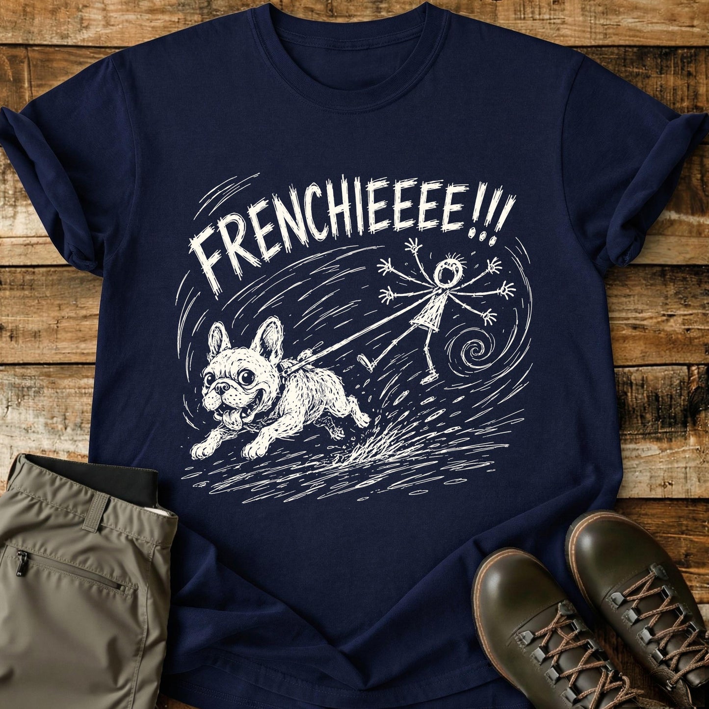 Frenchie Pull Mad Sketch T-Shirt