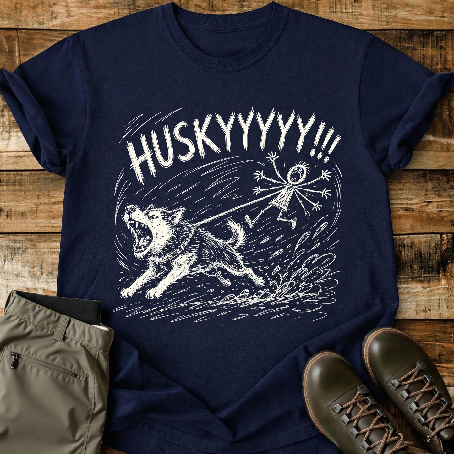 Husky Pull Mad Sketch T-Shirt