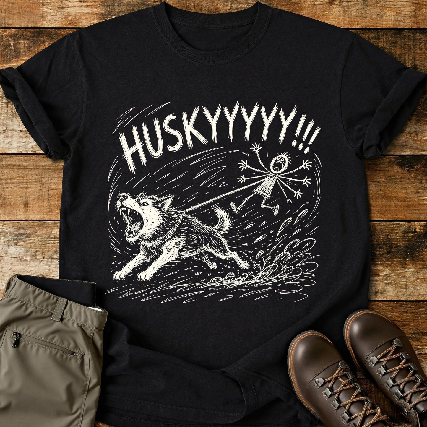 Husky Pull Mad Sketch T-Shirt
