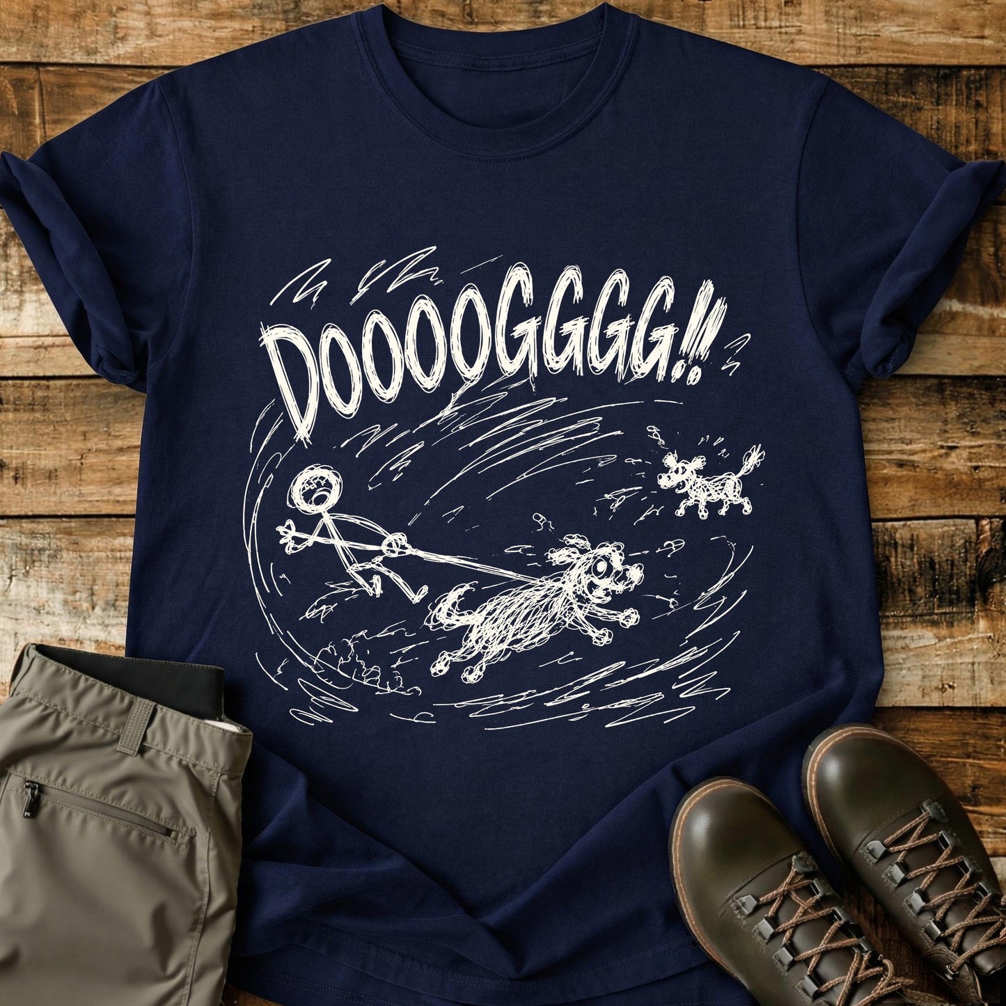 Dog Meet Dog Mad Sketch T-Shirt