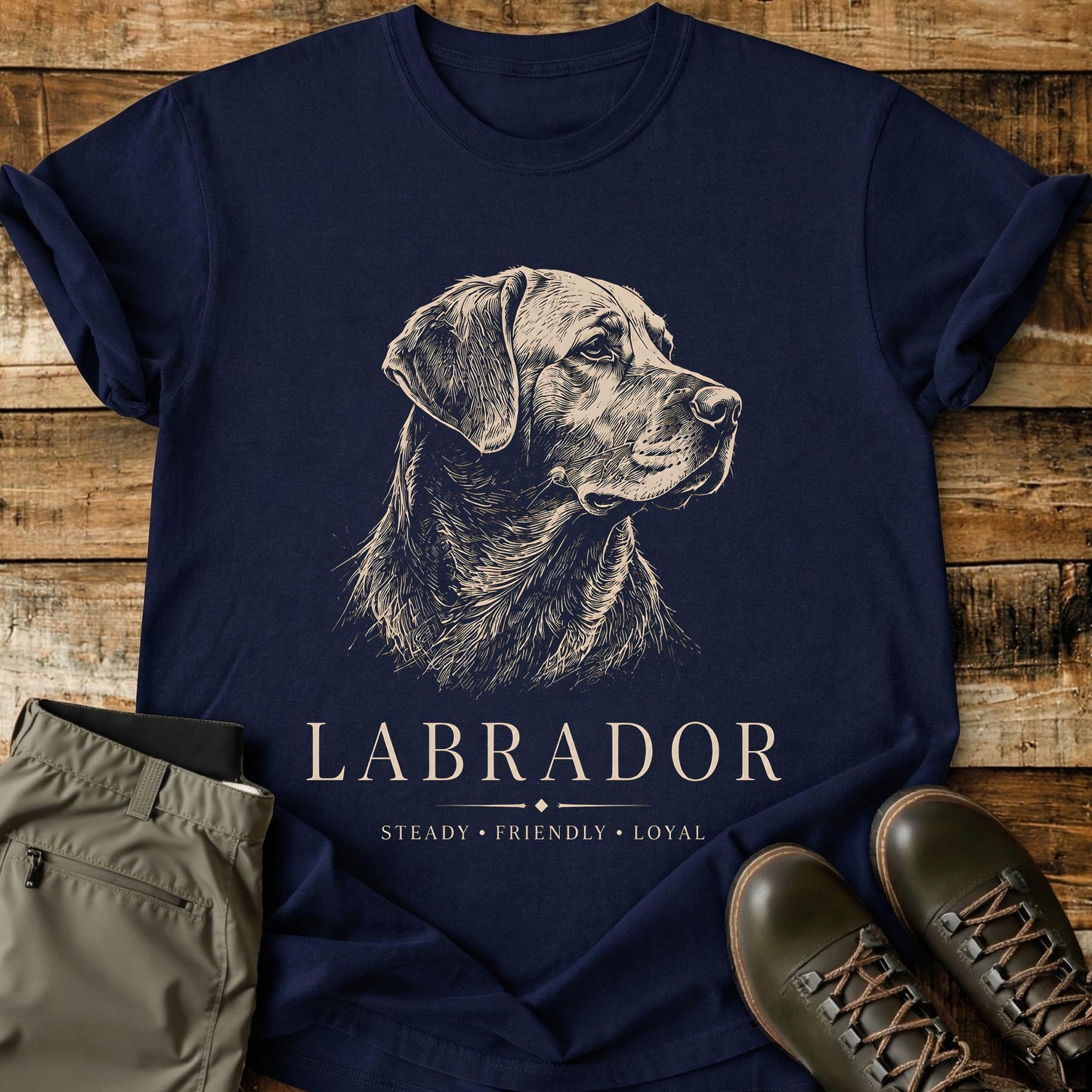 Labrador Art Portrait T-Shirt