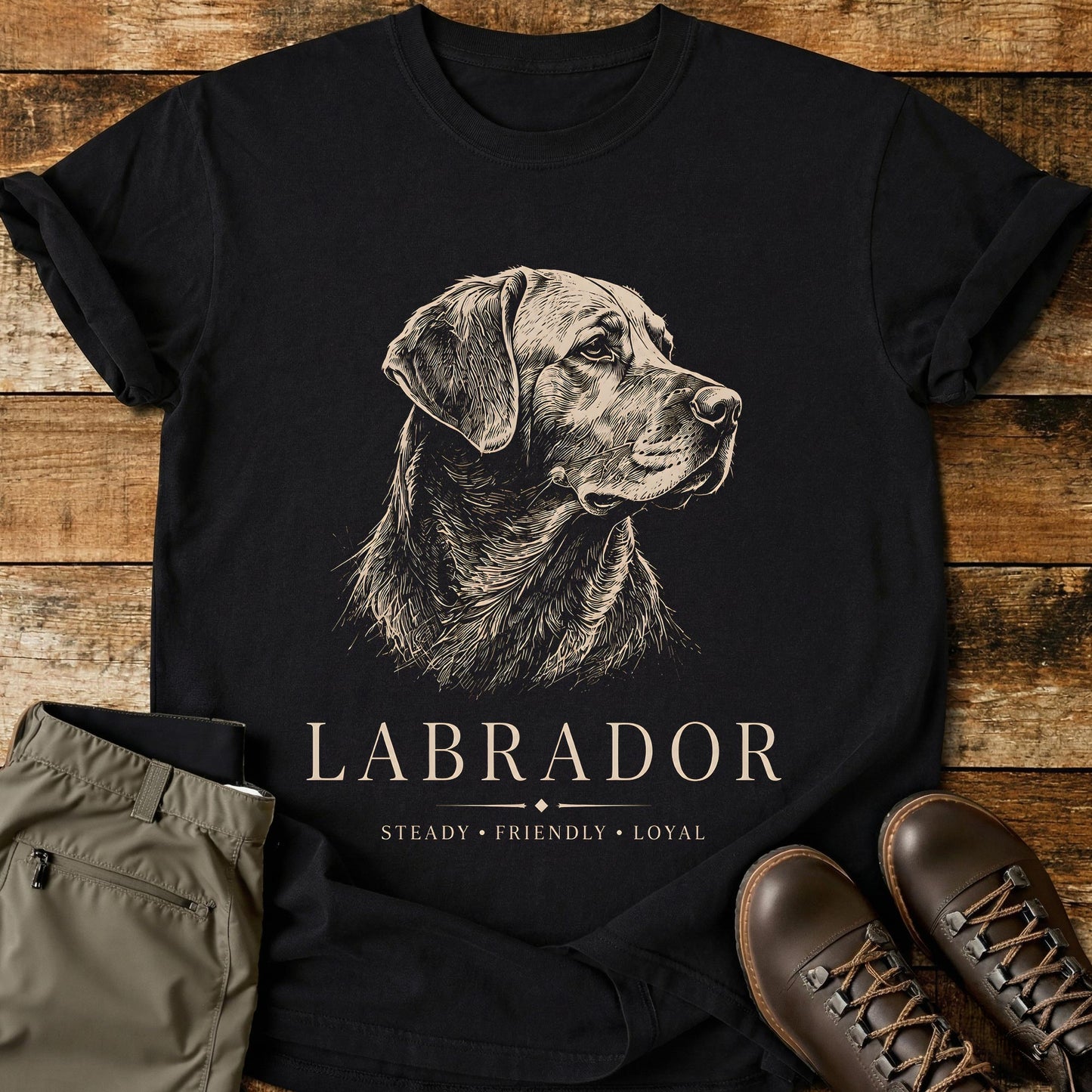 Labrador Art Portrait T-Shirt