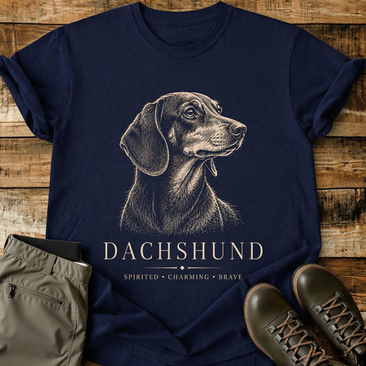 Dachshund Art Portrait T-Shirt