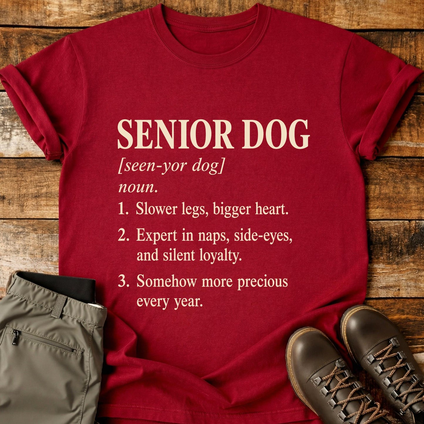 Senior Dog Definition T-Shirt