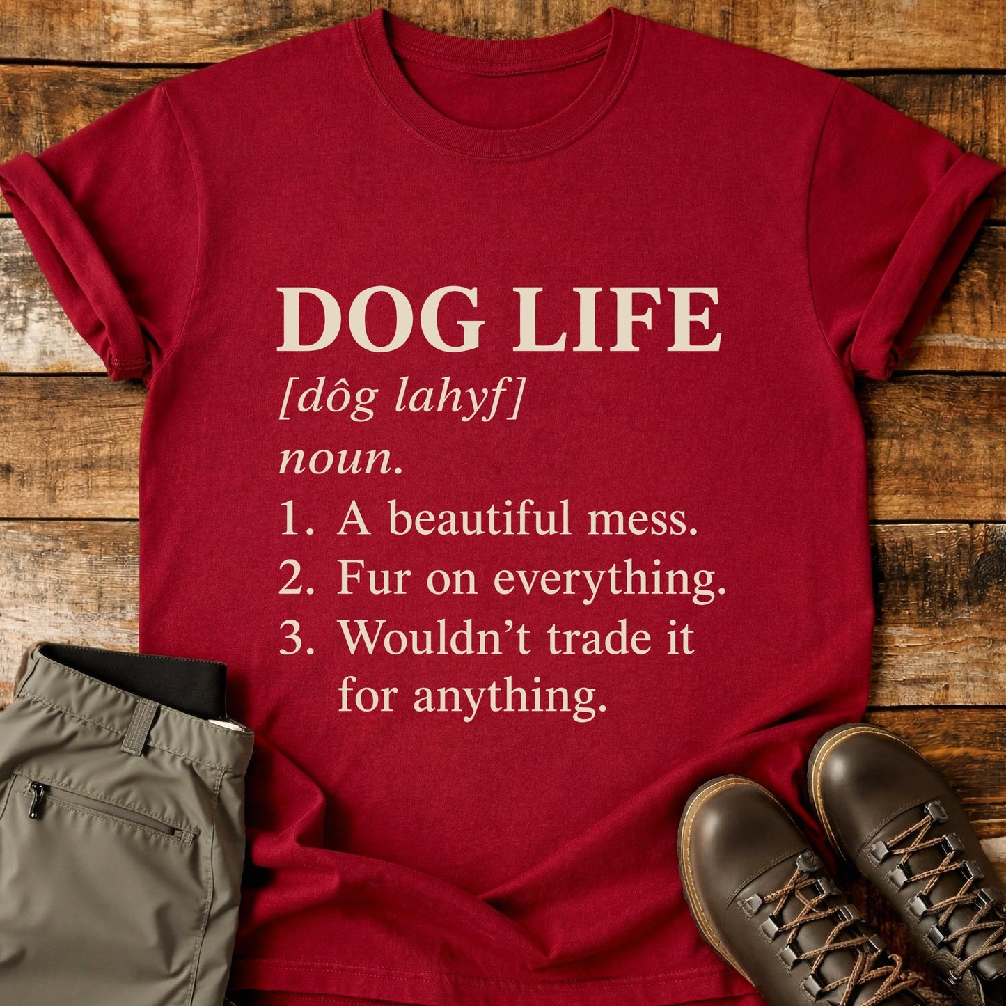 Dog Life Definition T-Shirt