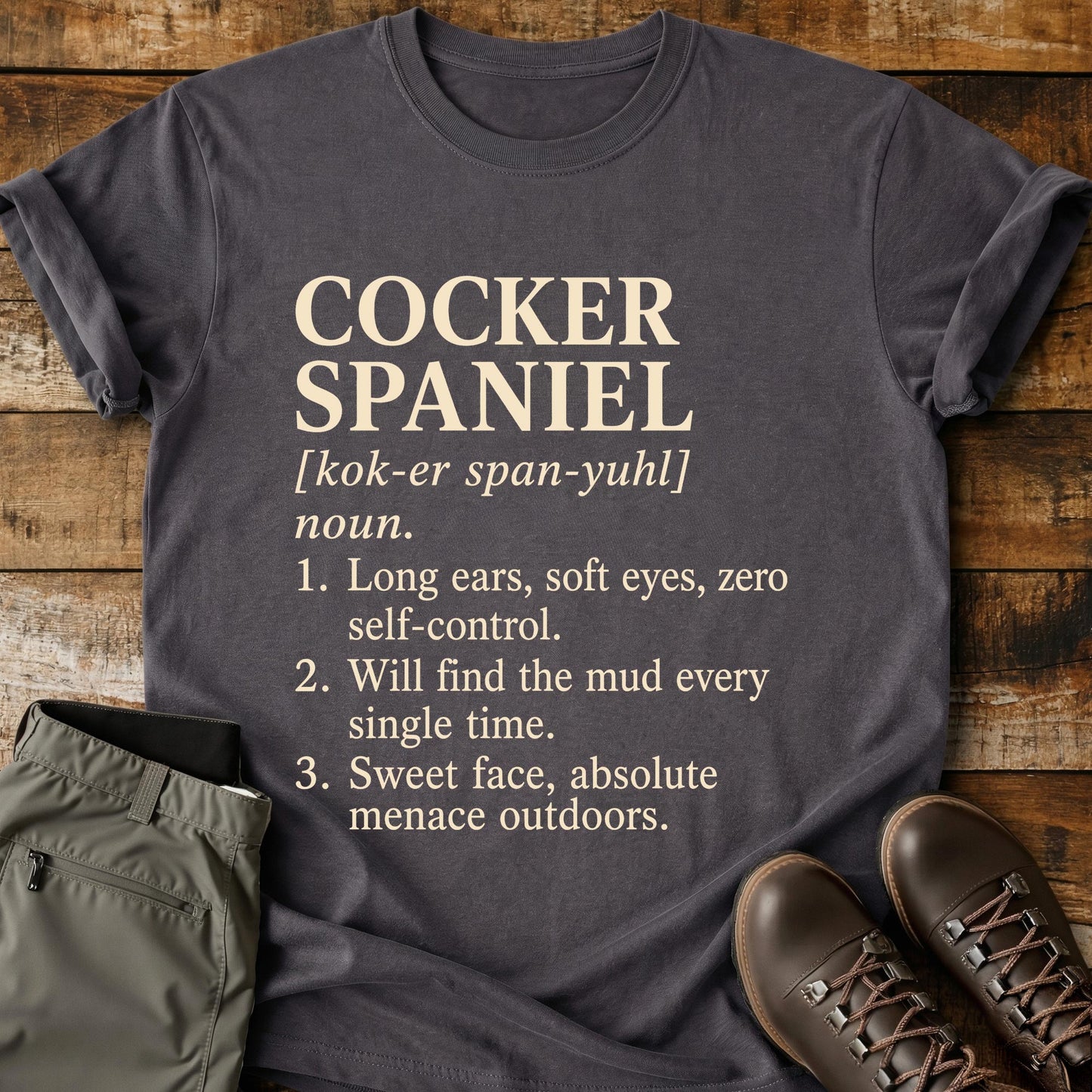 Cocker Spaniel Definition T-Shirt