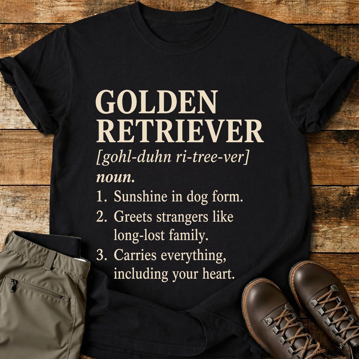 Golden Retriever Definition T-Shirt