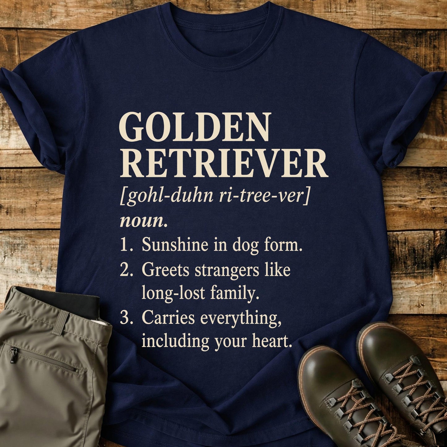 Golden Retriever Definition T-Shirt