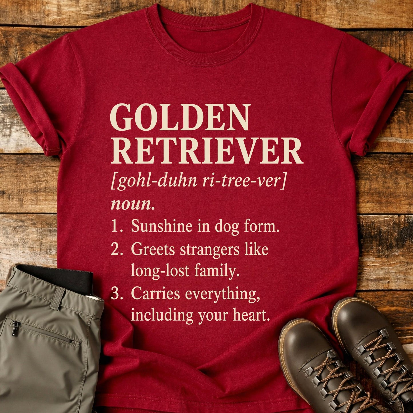 Golden Retriever Definition T-Shirt