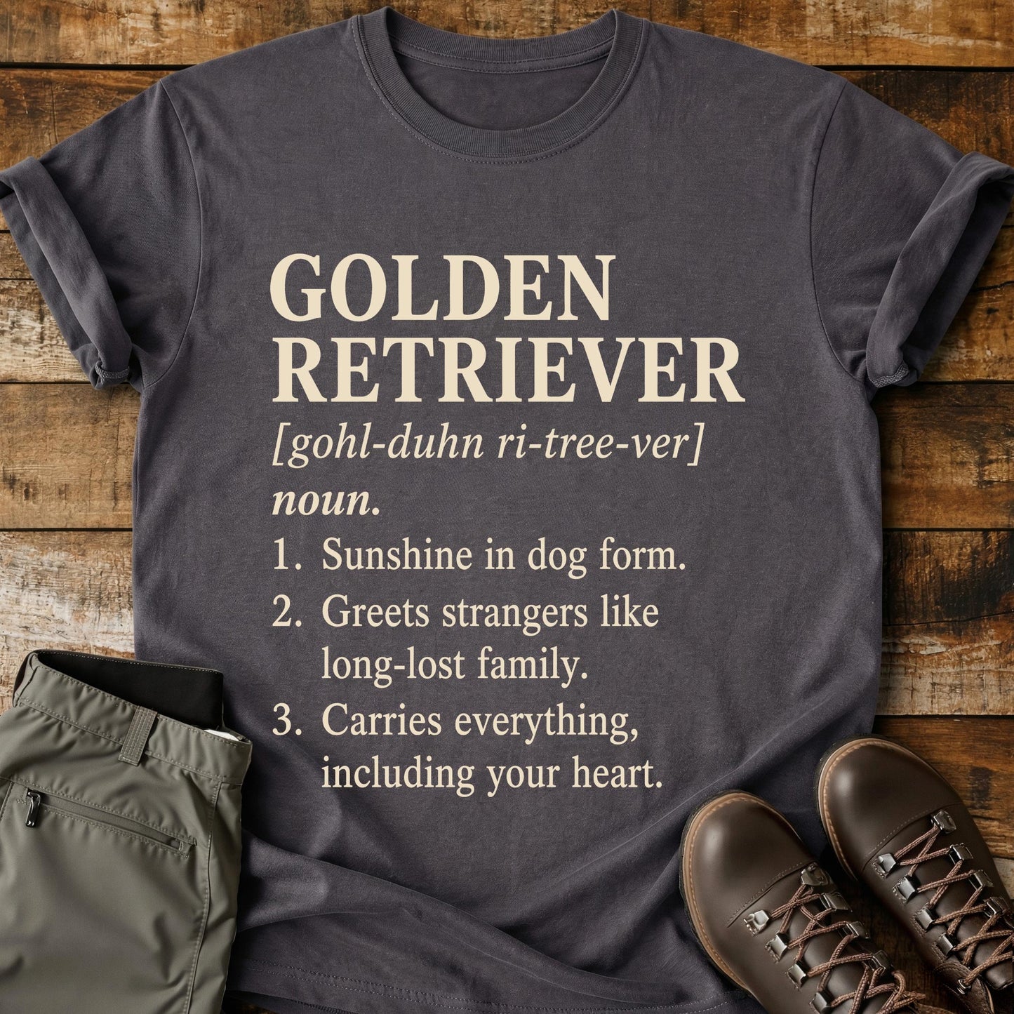 Golden Retriever Definition T-Shirt