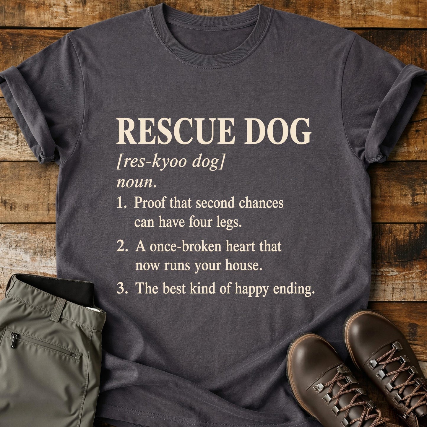 Rescue Dog Definition T-Shirt