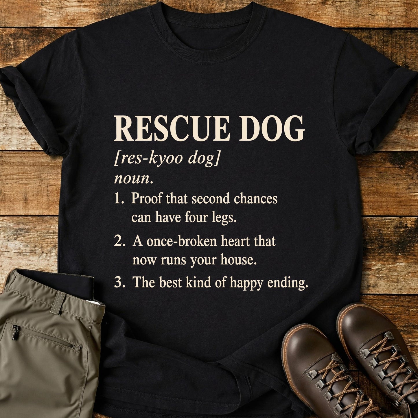 Rescue Dog Definition T-Shirt