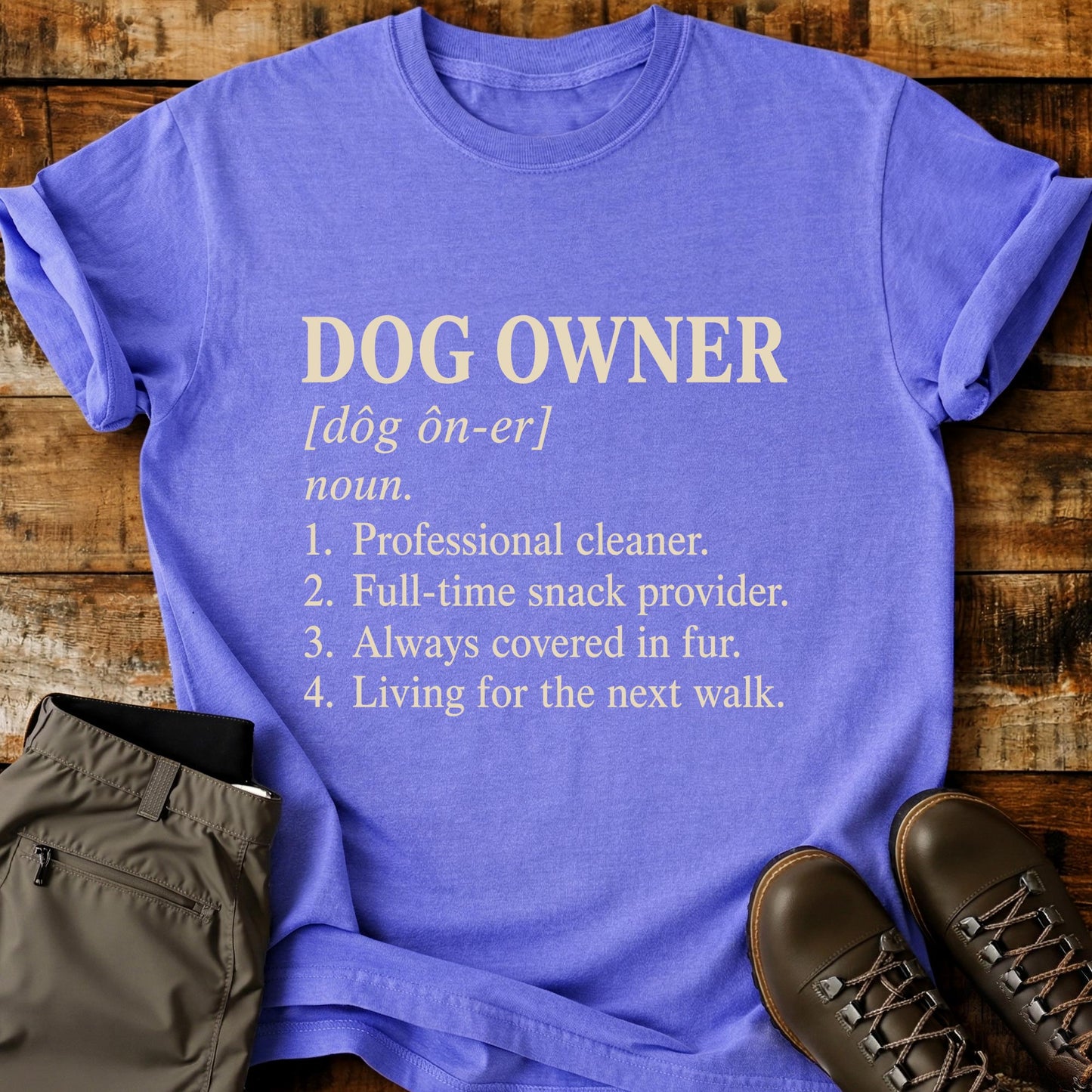 Dog Owner Funny Definition T-Shirt