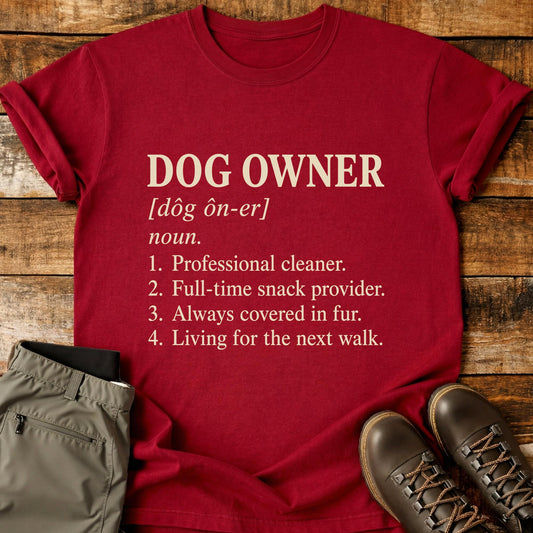 Dog Owner Funny Definition T-Shirt