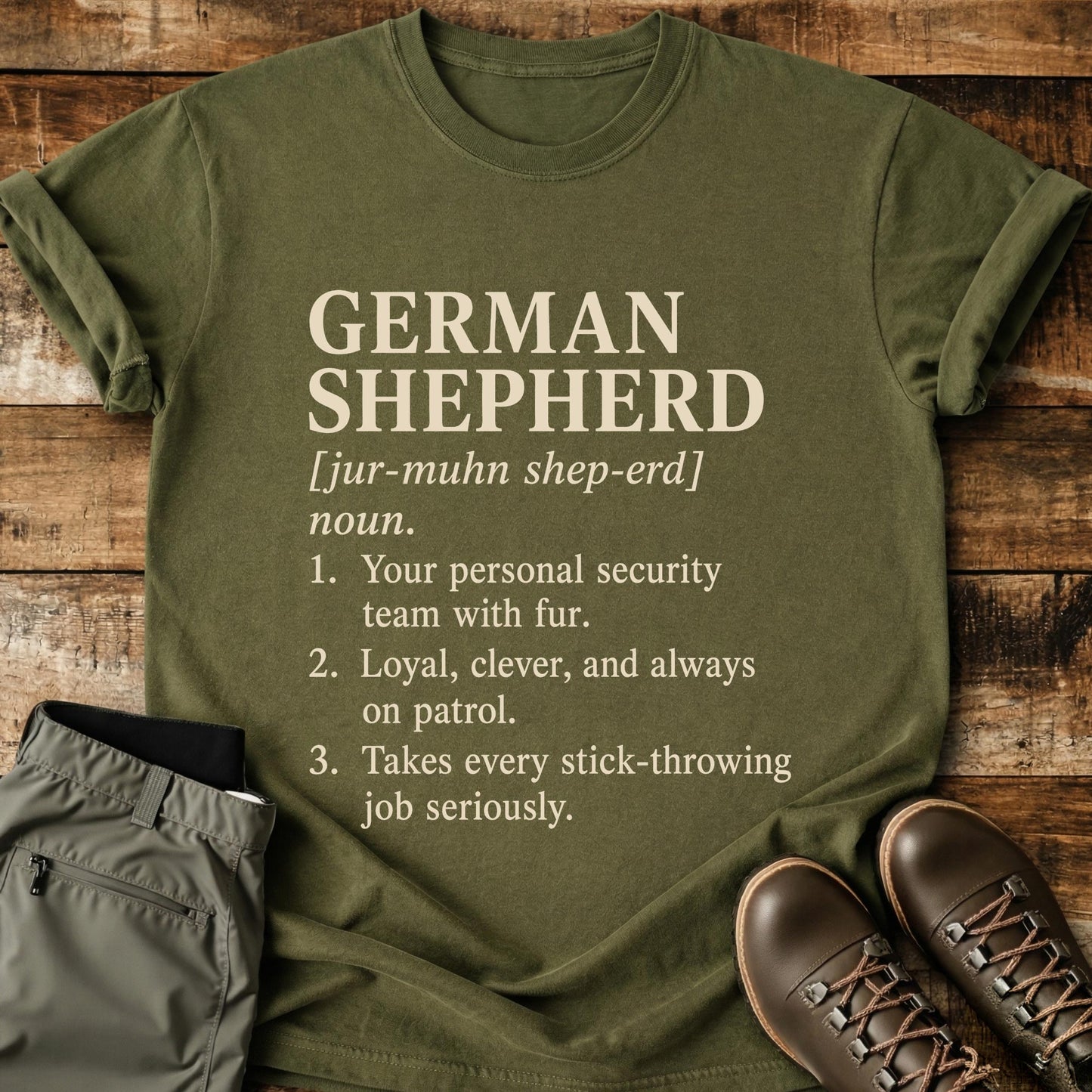 German Shepherd Definition T-Shirt