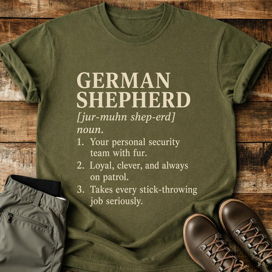 German Shepherd Definition T-Shirt
