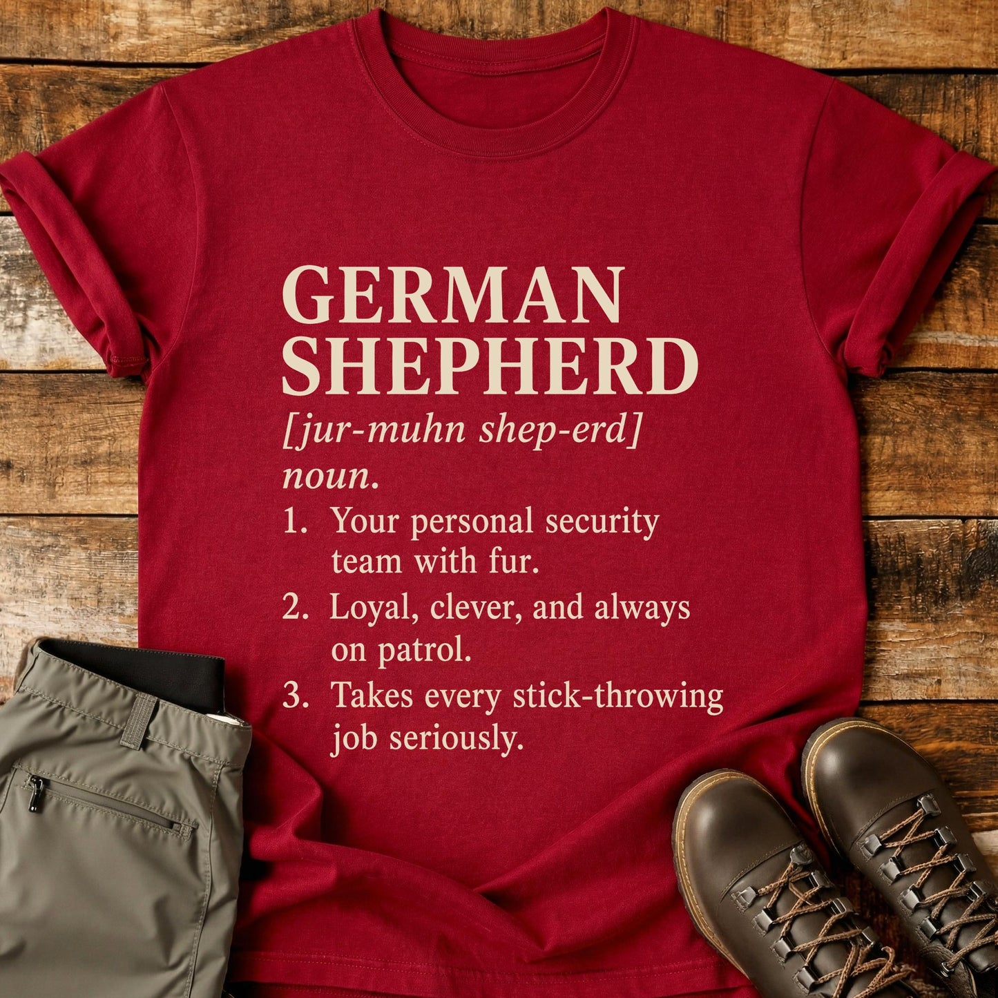 German Shepherd Definition T-Shirt