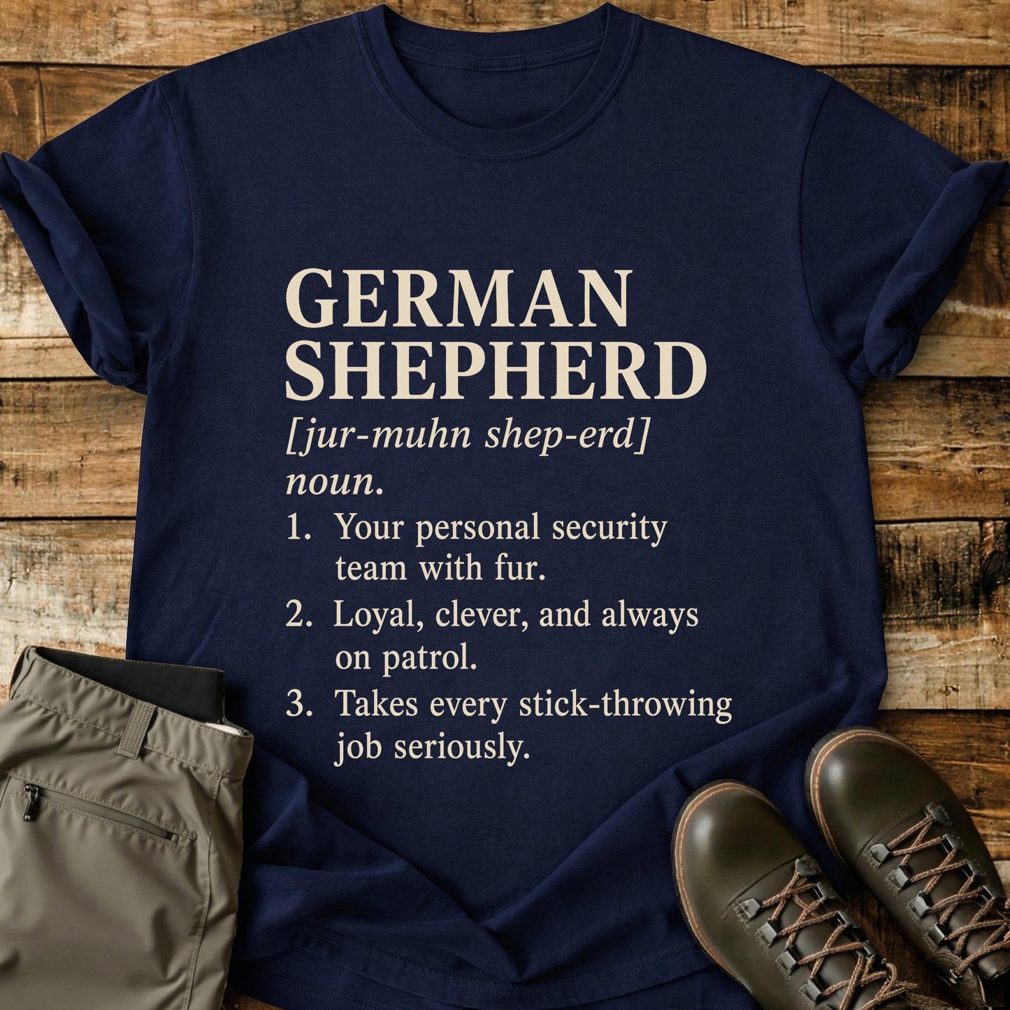 German Shepherd Definition T-Shirt