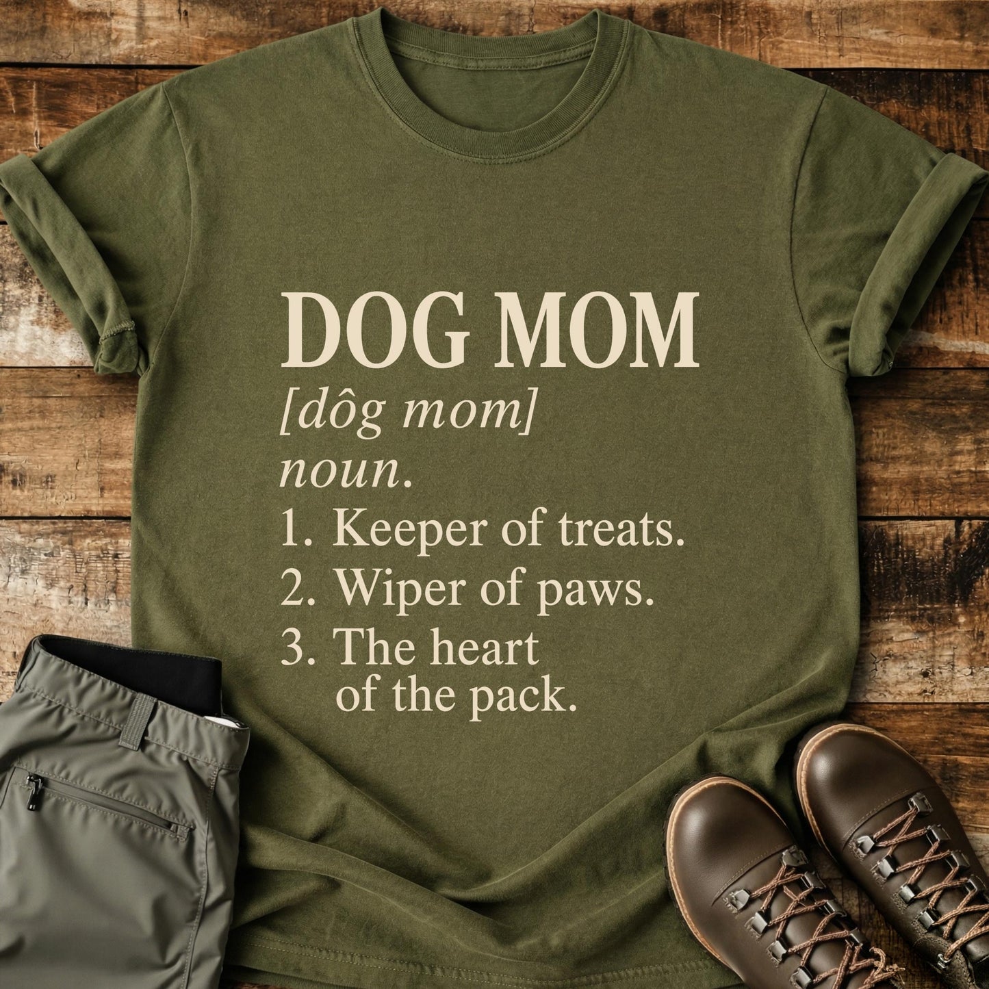 Dog Mom Funny Definition T-Shirt