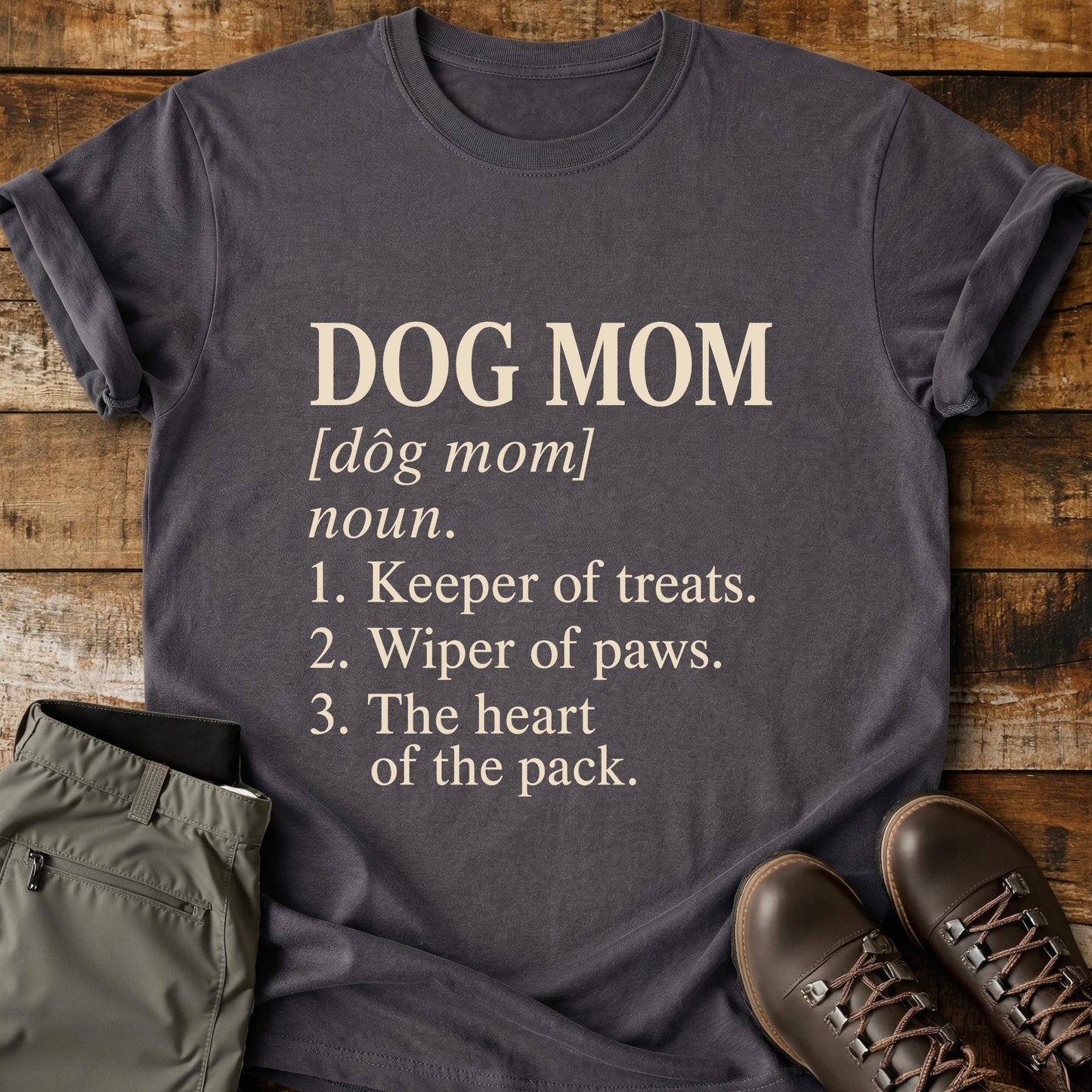 Dog Mom Funny Definition T-Shirt