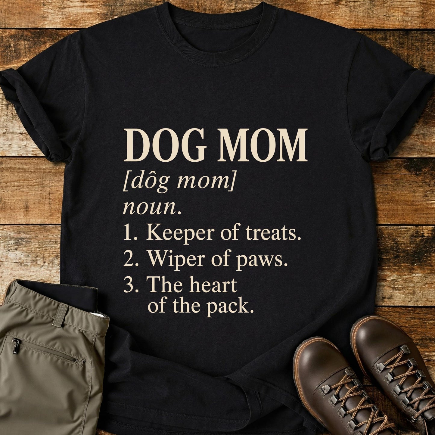 Dog Mom Funny Definition T-Shirt