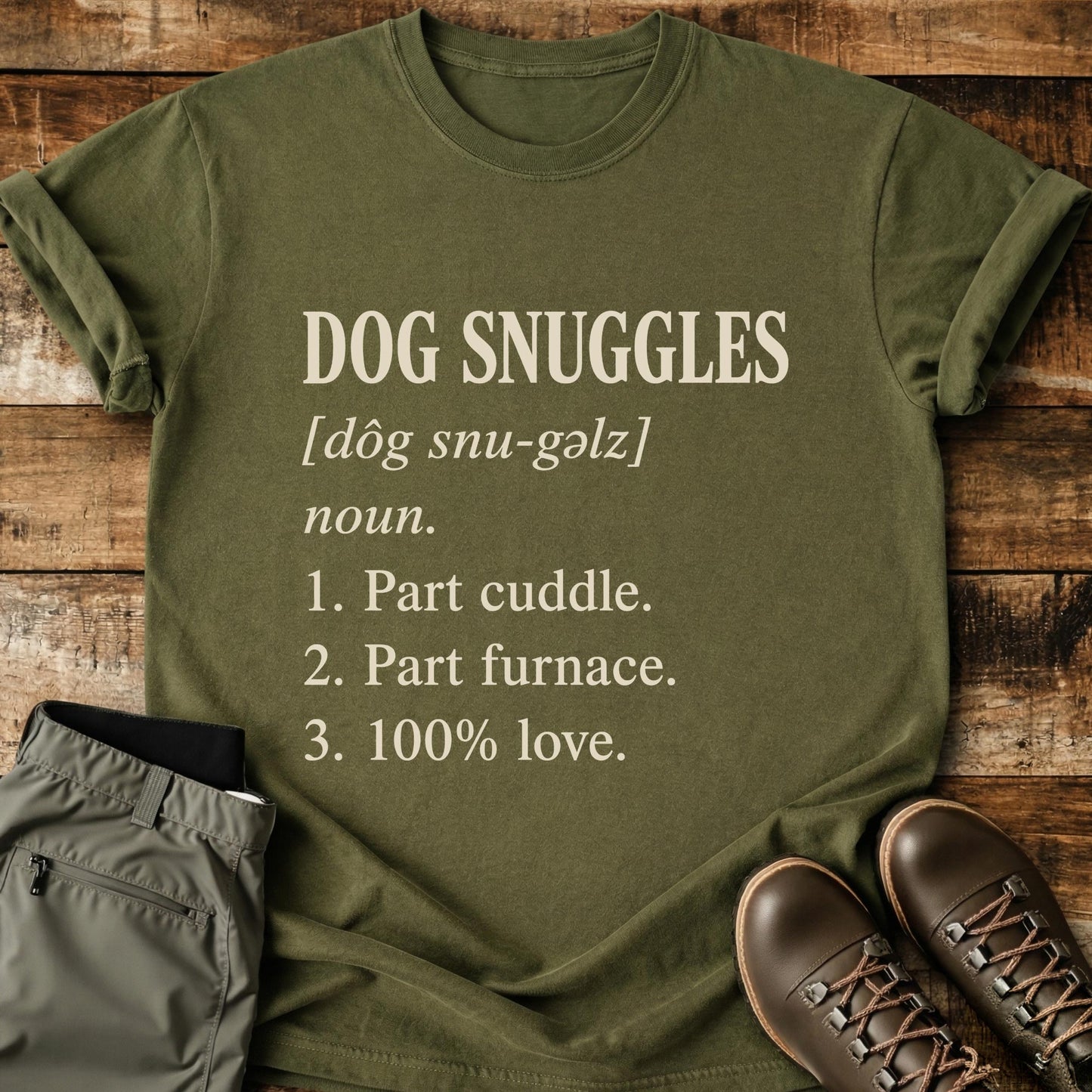 Dog Snuggles Definition T-Shirt