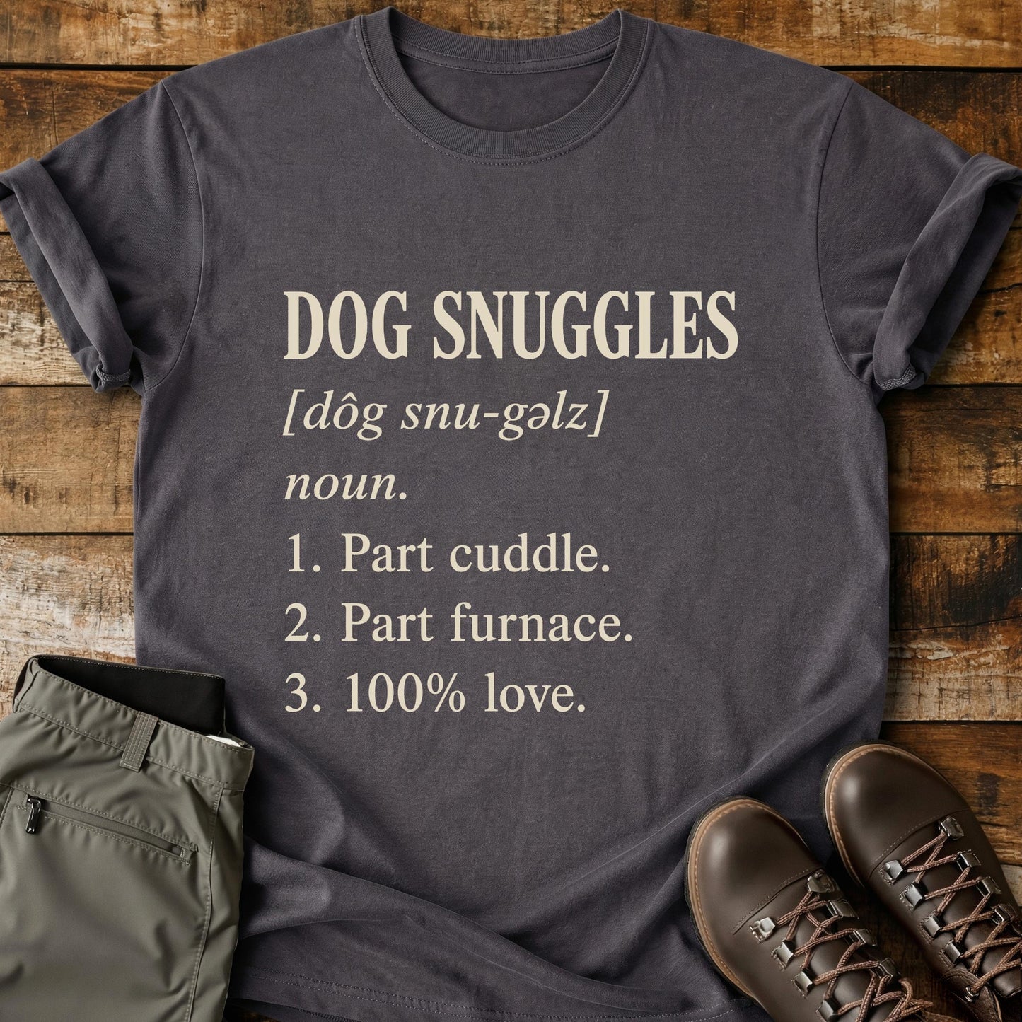 Dog Snuggles Definition T-Shirt