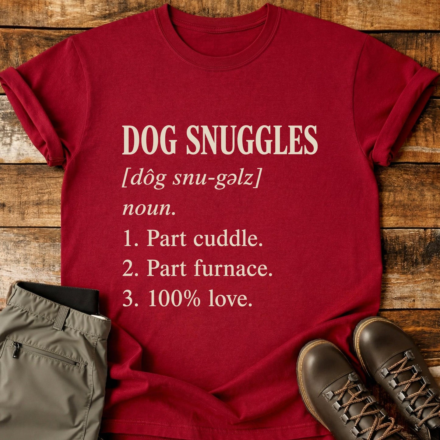 Dog Snuggles Definition T-Shirt
