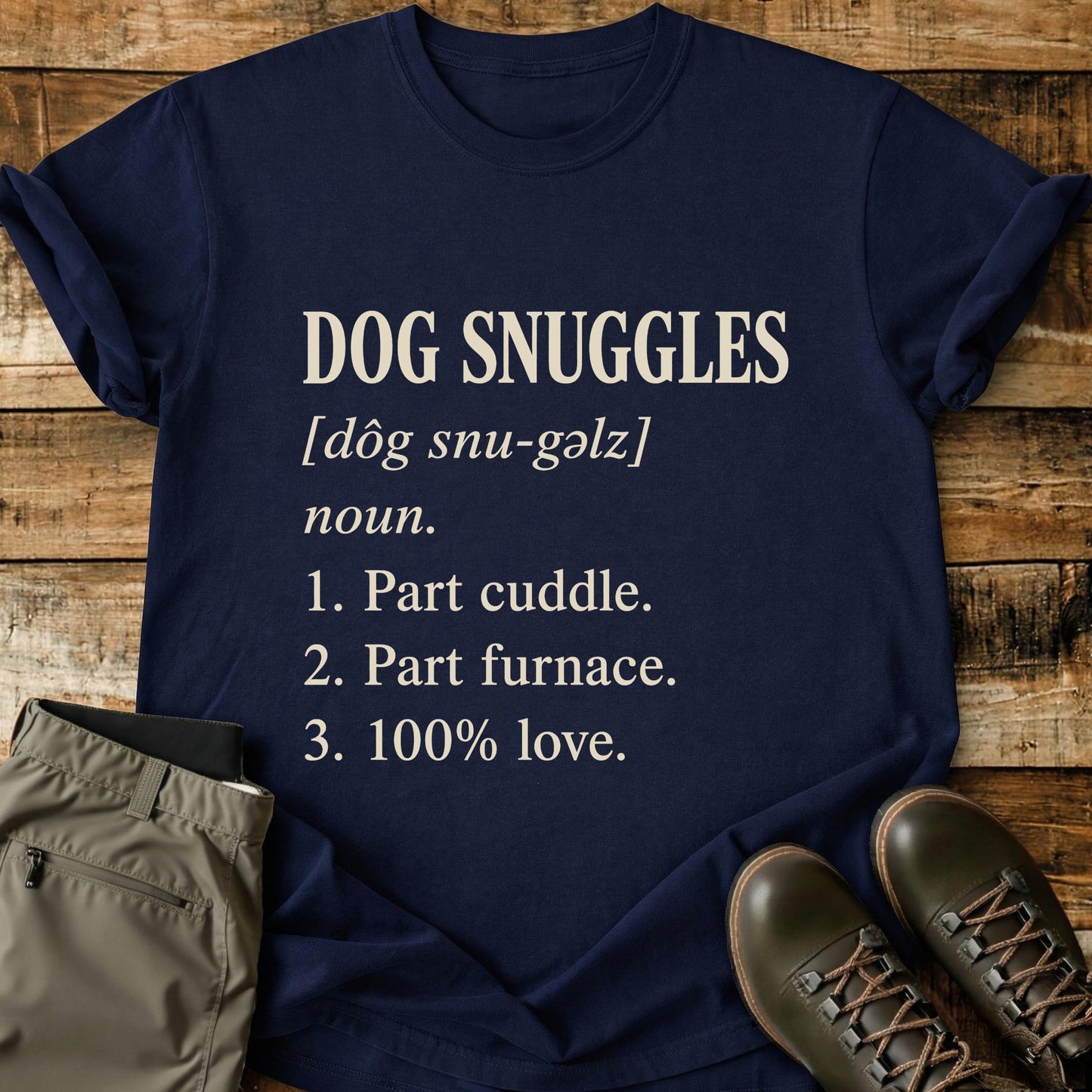 Dog Snuggles Definition T-Shirt