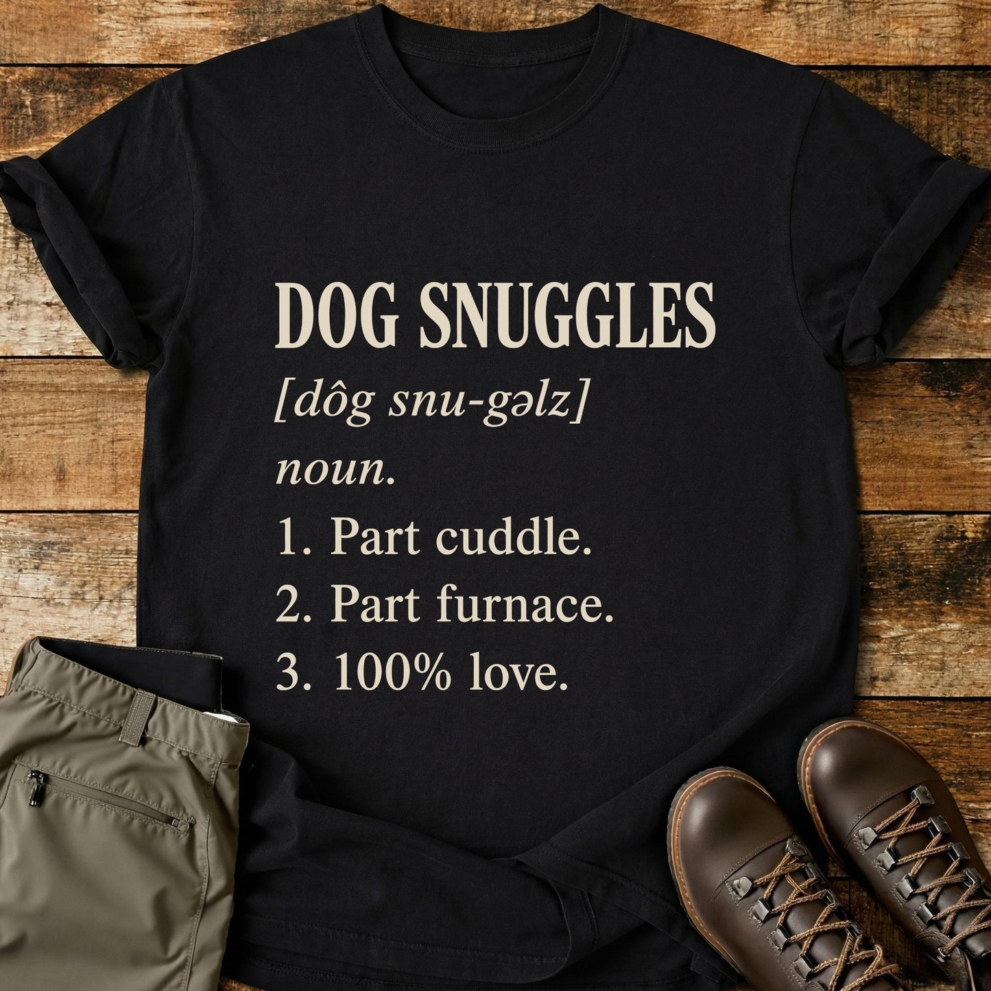 Dog Snuggles Definition T-Shirt