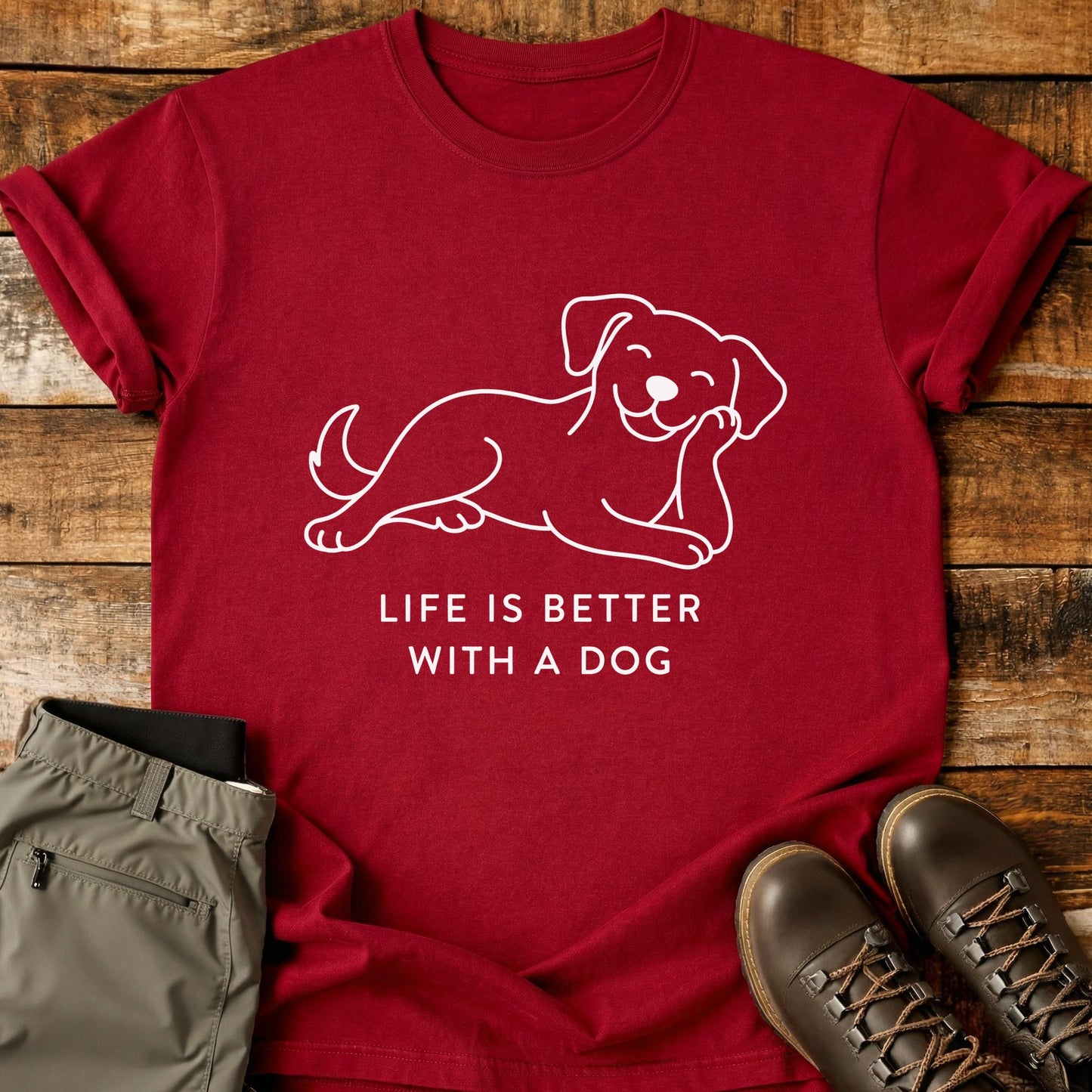 Life Is Better With a Dog T-Shirt