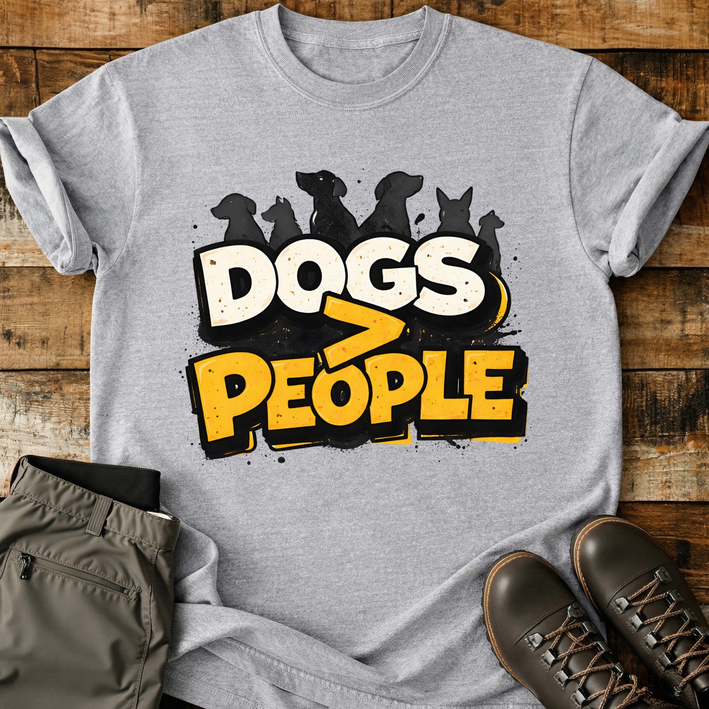 Dogs > People T-Shirt