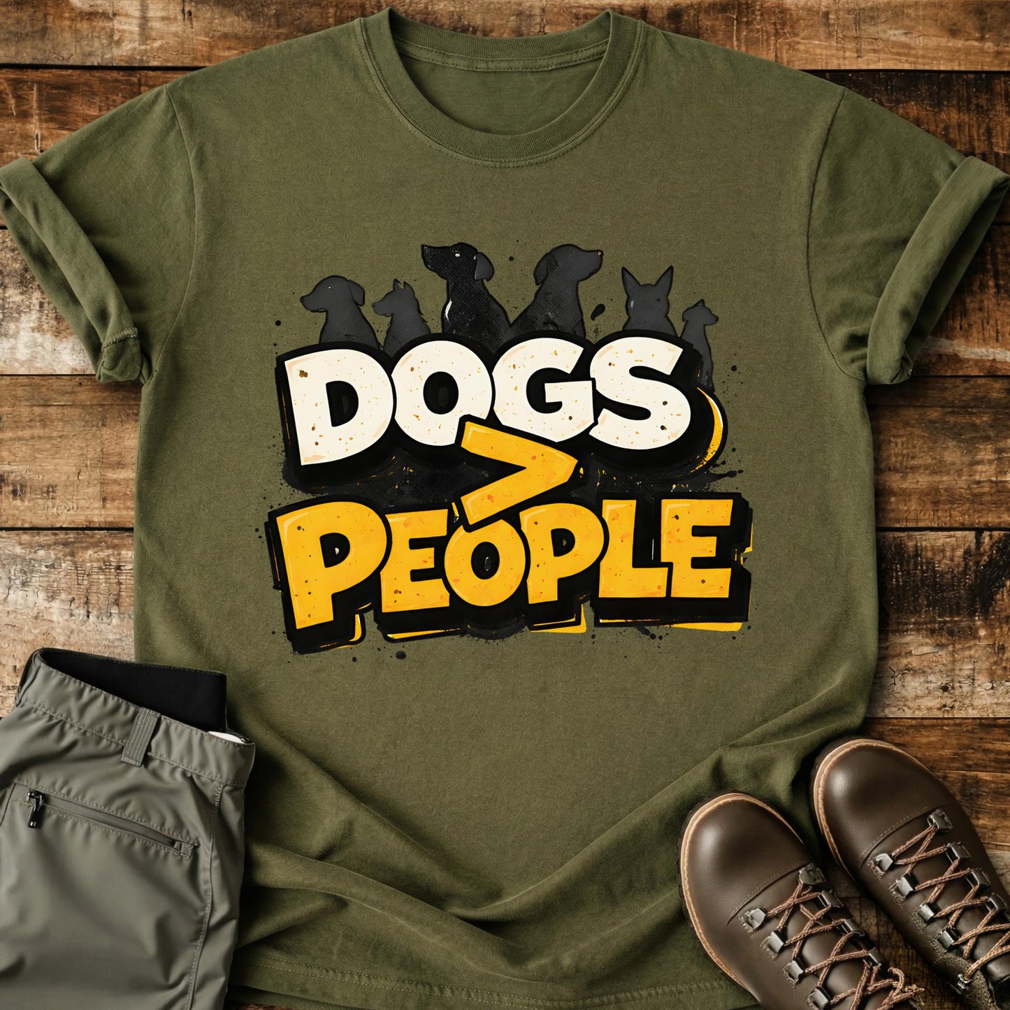 Dogs > People T-Shirt