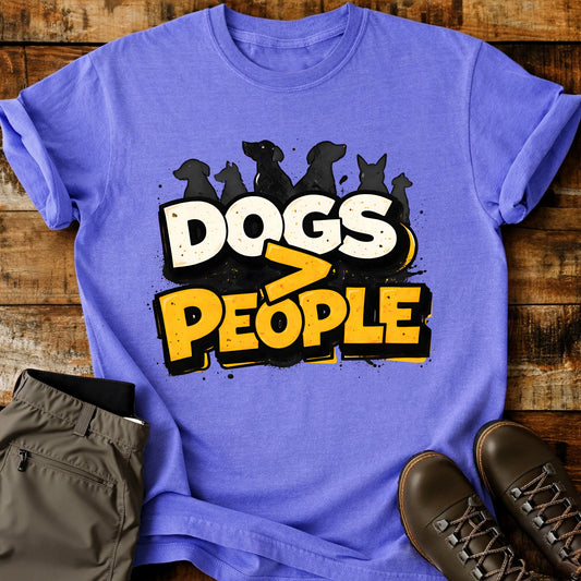 Dogs > People T-Shirt