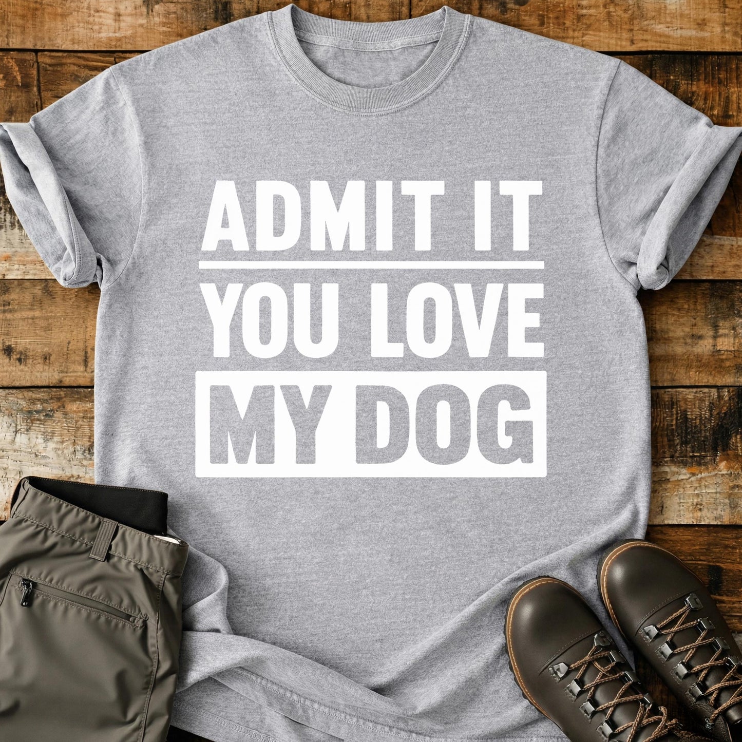 Admit It You Love My Dog T-Shirt